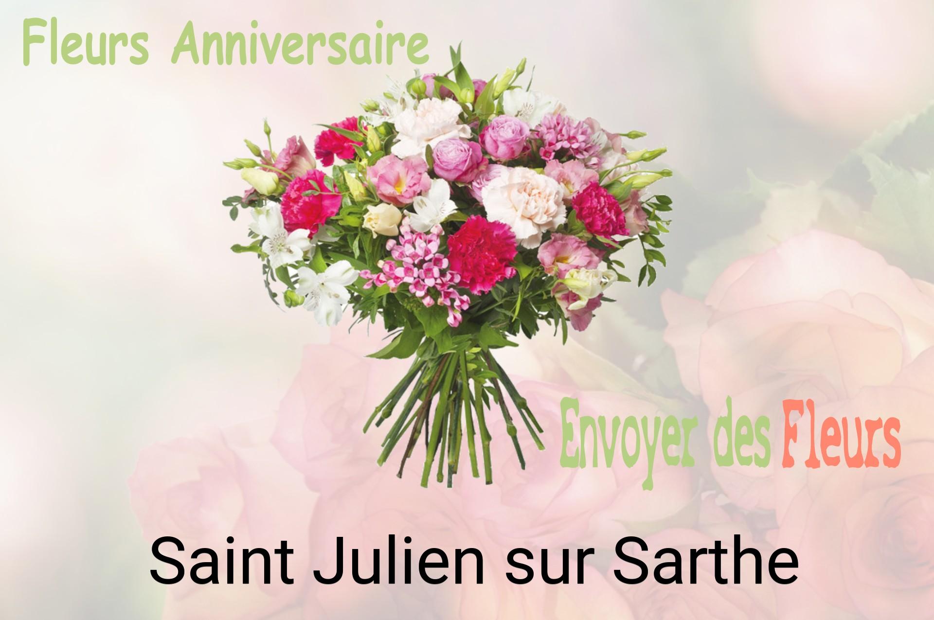 Bouquet de fleurs d’anniversaire livré à Saint-Julien-sur-Sarthe